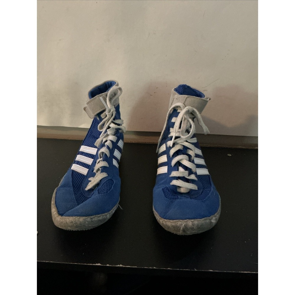 Adidas Combat Speed 4 Mens 6.5 Wrestling MMA Shoes Blue White M25492